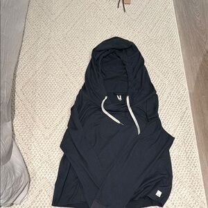 Vuori Thin Hoodie size small navy